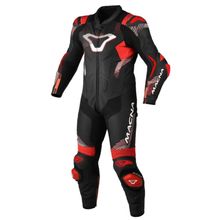 Macacao Macna Armadyl 1PC Preto Vermelho1